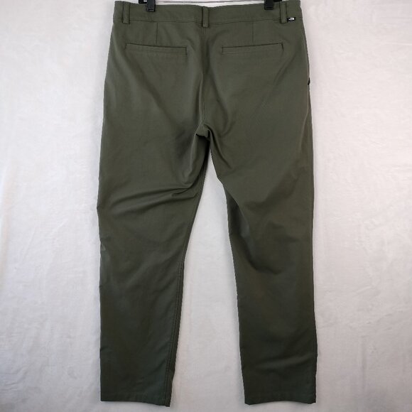 The North Face Men City Standard Modern Fit Pant Size 36x32 Green Hiking Stretch - Picture 9 of 15